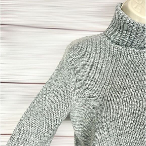 Collection Fifty Nine Cashmere Sweater Turtleneck Light Gray Women’s size S - Picture 3 of 10